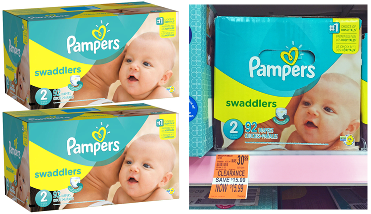 pampers clearance