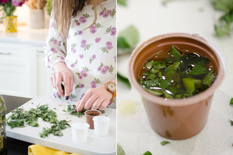 Put fresh herbs and olive oil in them, and freeze to get the perfect amount for cooking.