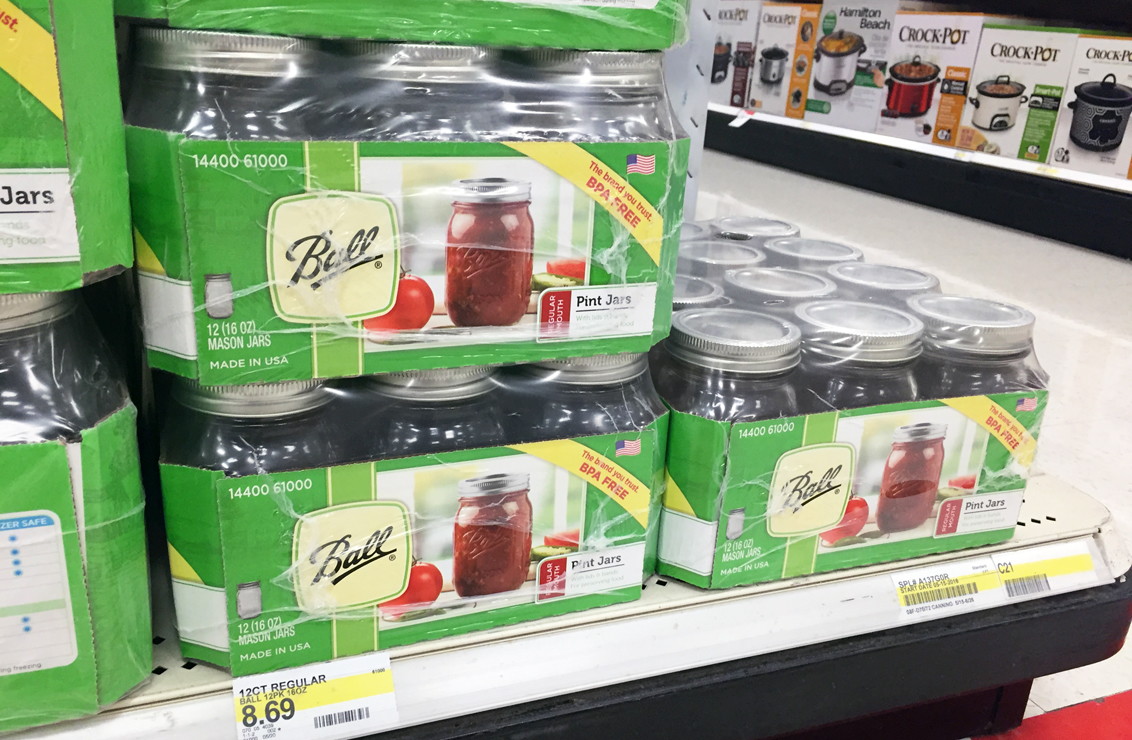 Rare $2.00 Coupon for Ball Mason Jars--Cheap at Target! - The Krazy ...