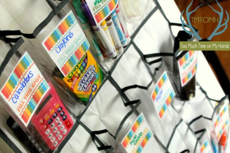 18 Clever Ways To Organize School Supplies The Krazy Coupon Lady