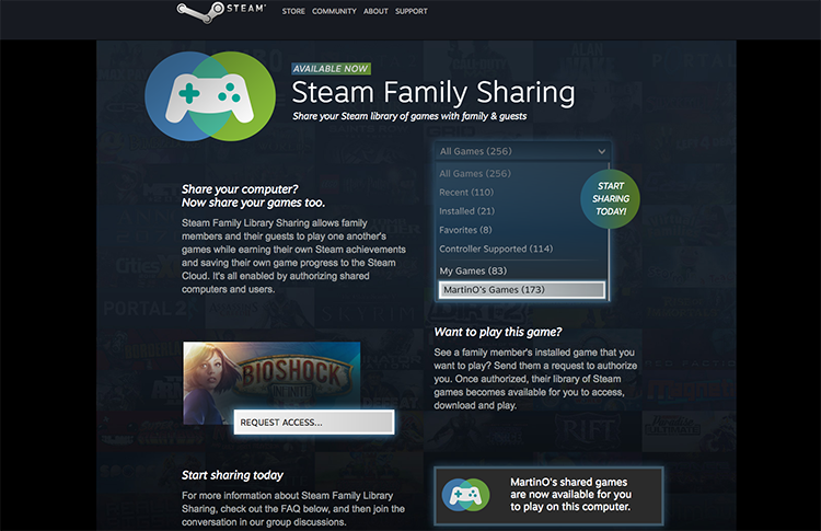 29 Ways I Play Video Games For Free The Krazy Coupon Lady - steam family sharing allows up to 10 devices at a time allowing family members and guests to play each another s games while saving their own game