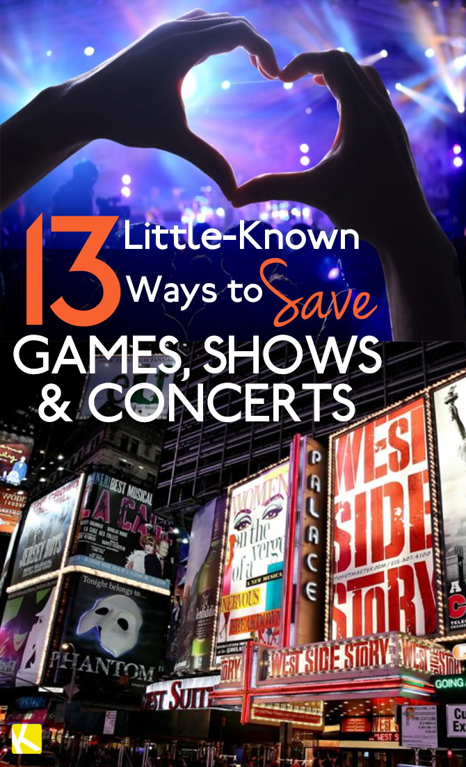 13 Little-Known Ways to Save on Sporting Events, Shows & Concerts