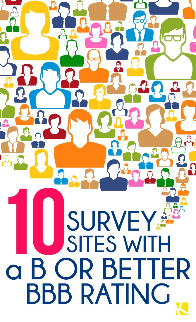 10 Survey Sites with a B or Better BBB Rating