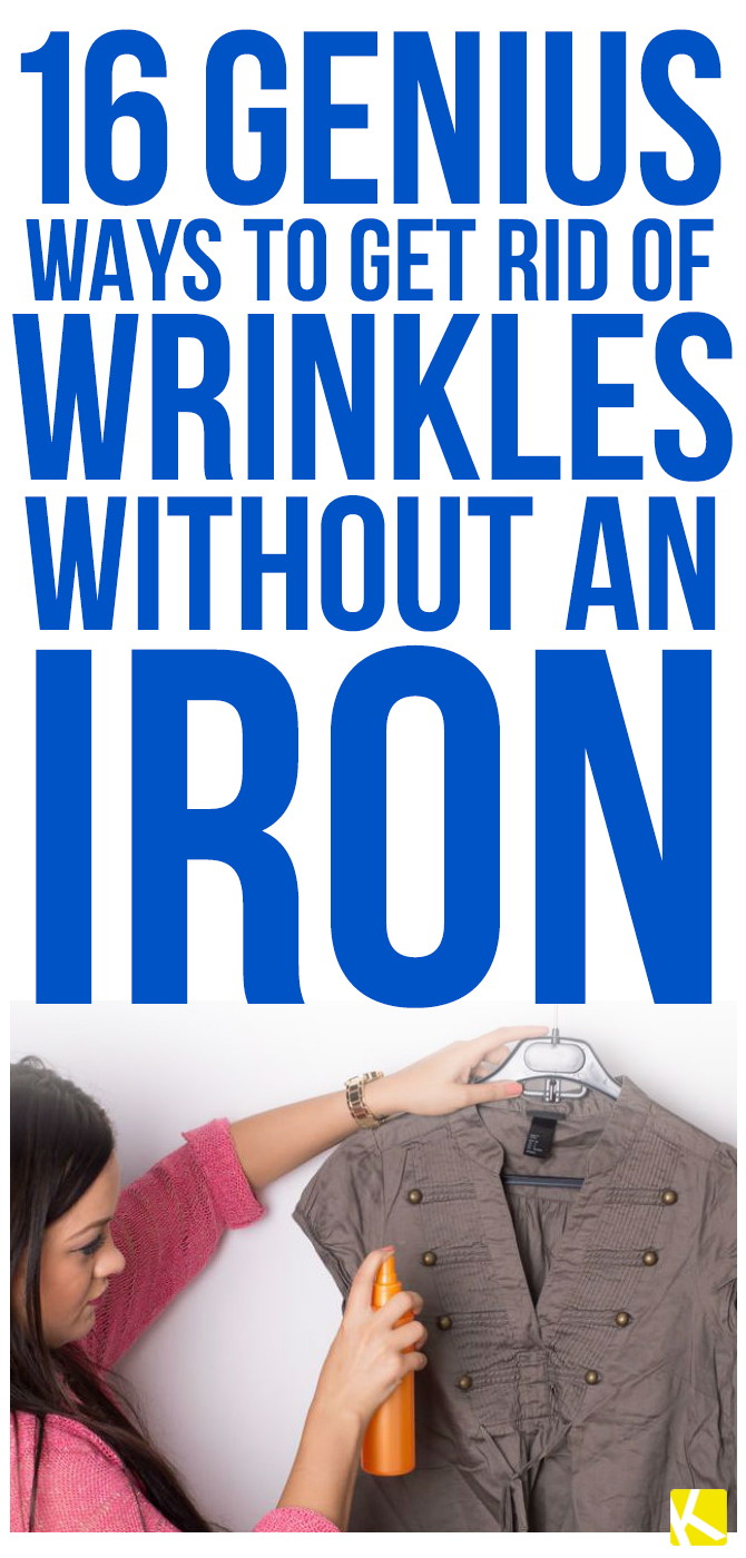 16 Genius Ways to Get Rid of Wrinkles Without an Iron