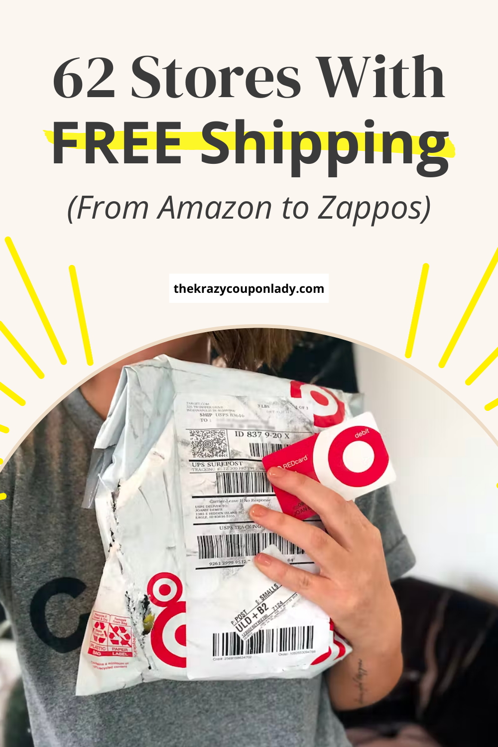 62 Stores With Free Shipping: Here's the List - The Krazy Coupon Lady