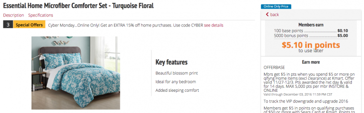 Hot 5 Comforter Set At Kmart The Krazy Coupon Lady