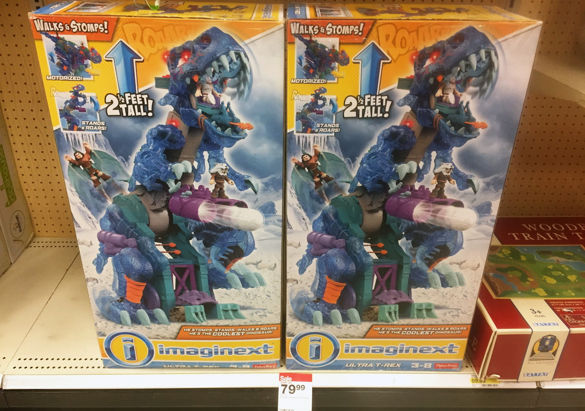 imaginext ultra t rex target