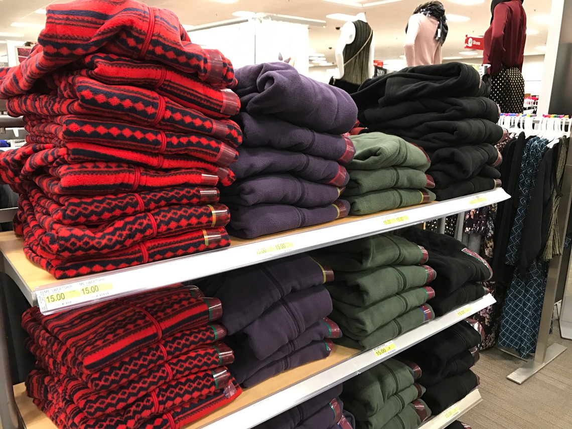 fleece jacket target
