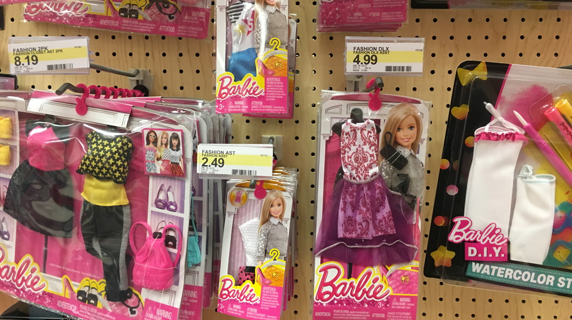 target barbie collection clothes