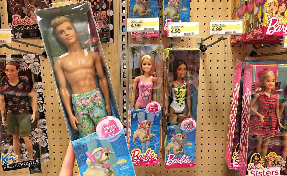 barbie doll set opening