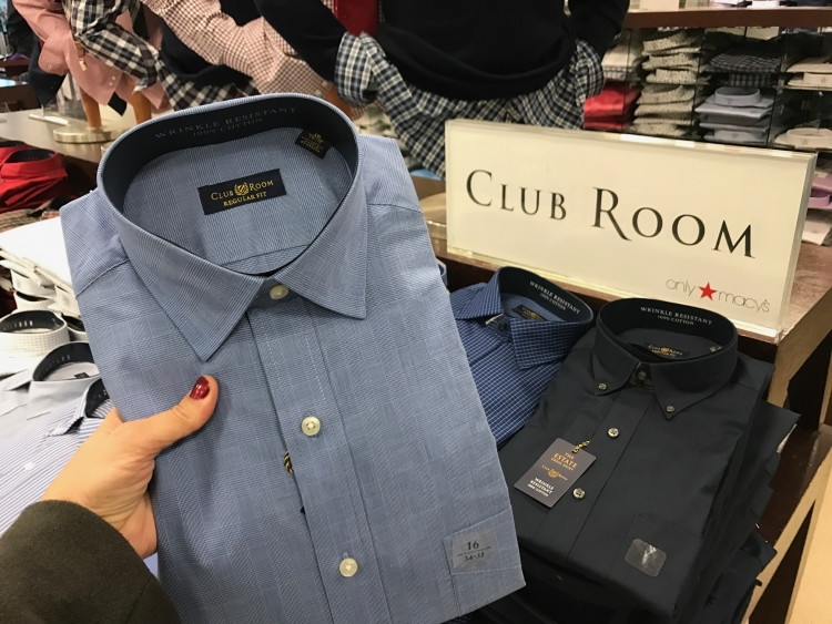 macy's men's dress shirts clearance