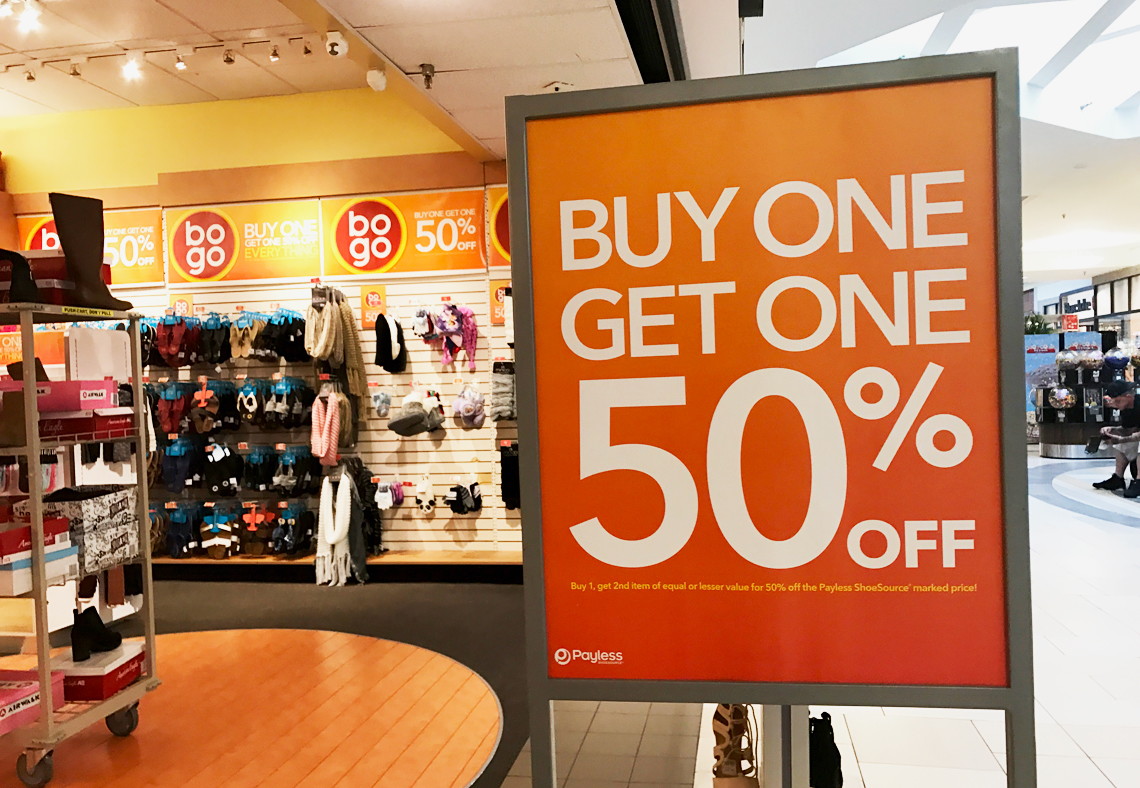 payless shoes bogo