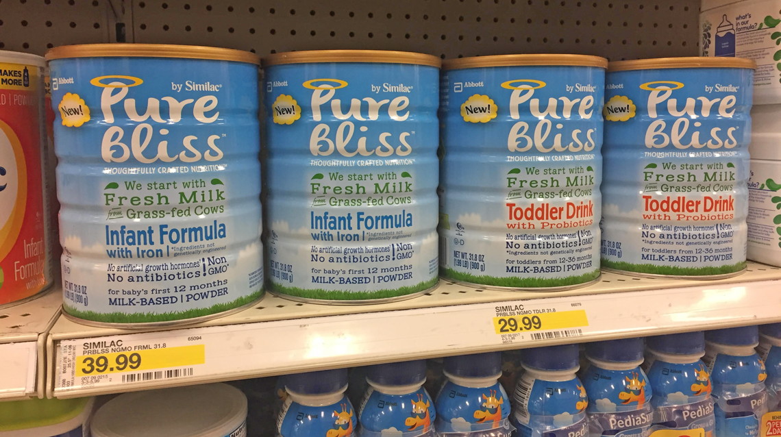 pure bliss baby formula