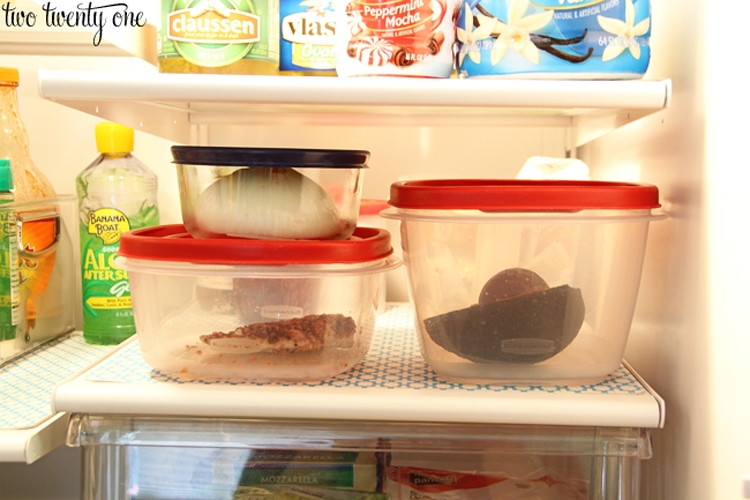 Only store leftovers in clear containers.