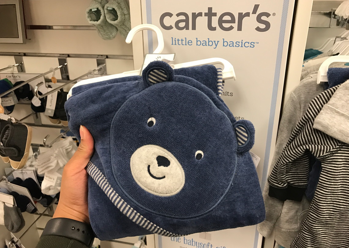 carters baby towels