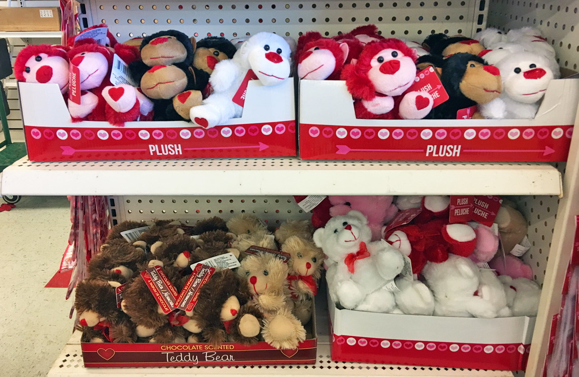 dollar tree valentines plush