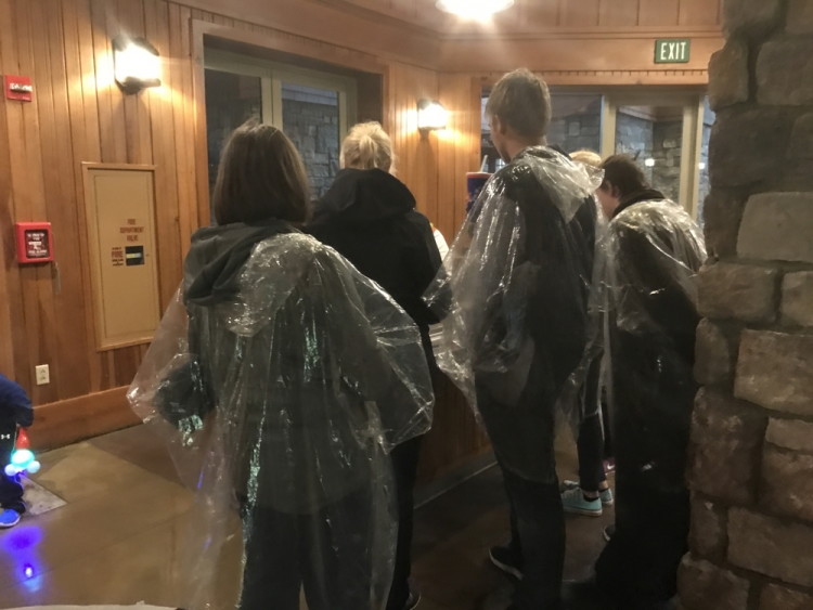 Disney on a Budget: Buy ponchos before you get into the park.