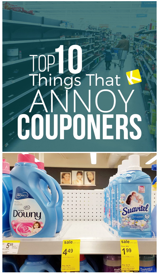 Top 10 Things That Annoy Couponers
