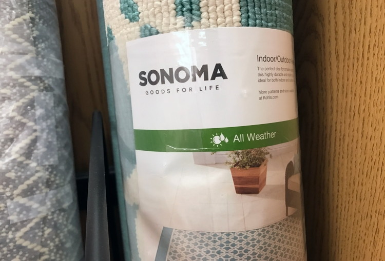 Sonoma Indoor Outdoor Rugs As Low 6 12 At Kohl S The Krazy 1 Sonoma Goods For Life Cabana Stripe Indoor Outdoor 20 34 Rug Reg 29 99 9 00 Use Code Brunch15 To Get 15 Off Your Home Decor Furniture Rugs