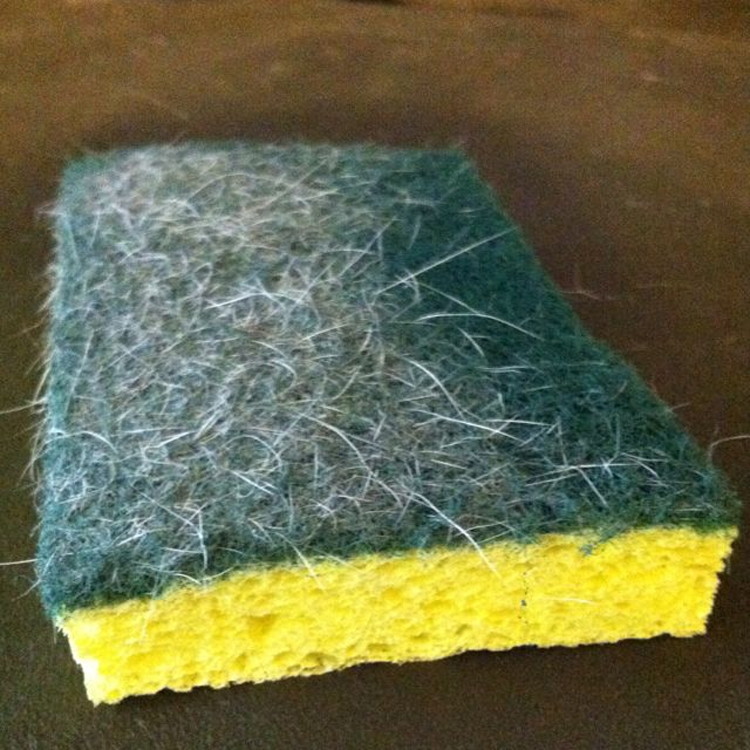 Brush surfaces with a regular sponge.