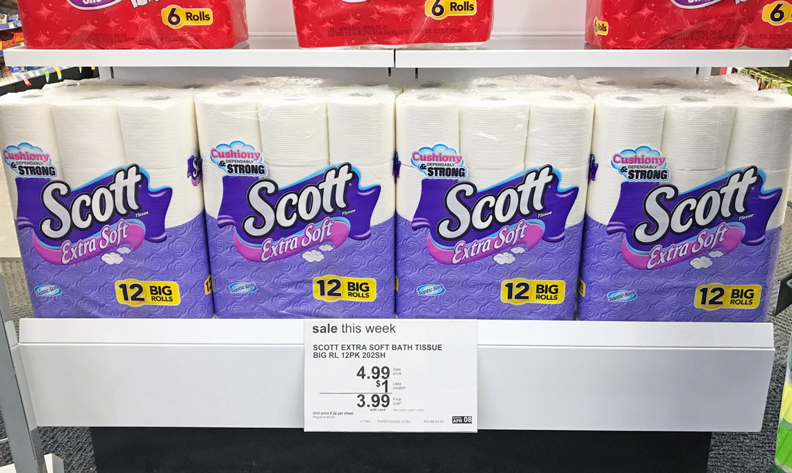 Scott Toilet Paper 12Pack, Only 2.99 at Walgreens! The