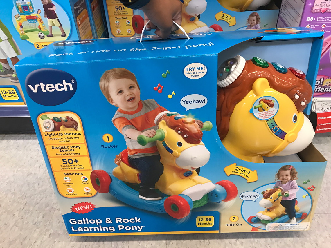 vtech gallop and rock learning pony target