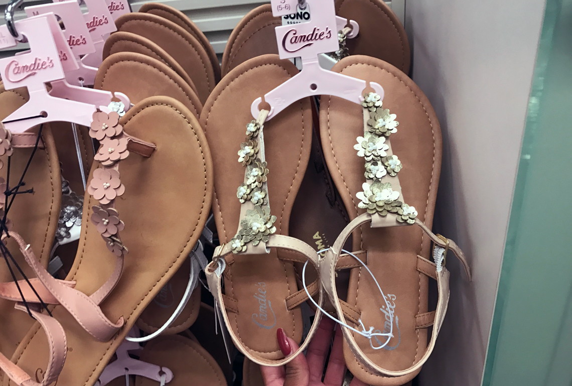 candies flip flops kohl's