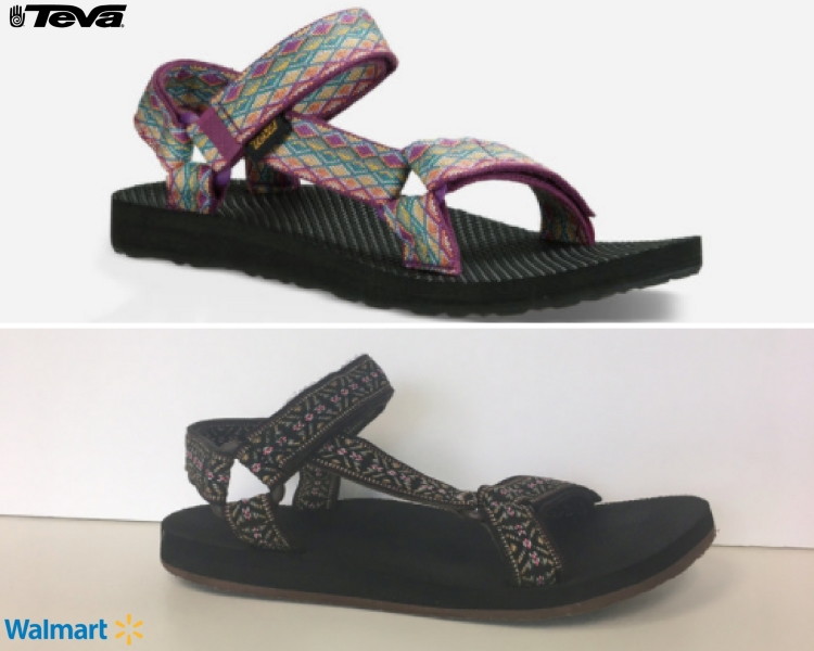 walmart teva sandals