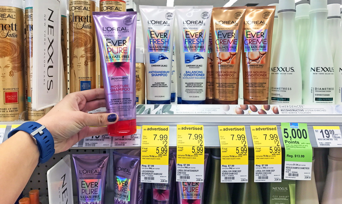 L Oreal Ever Shampoo Or Conditioner Only 1 74 At Walgreens The Krazy Coupon Lady