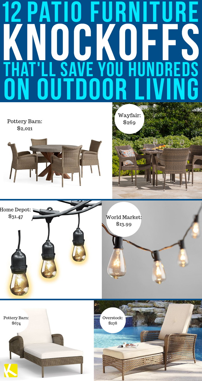 12 Patio Furniture Knockoffs That'll Save You Hundreds on Outdoor Living