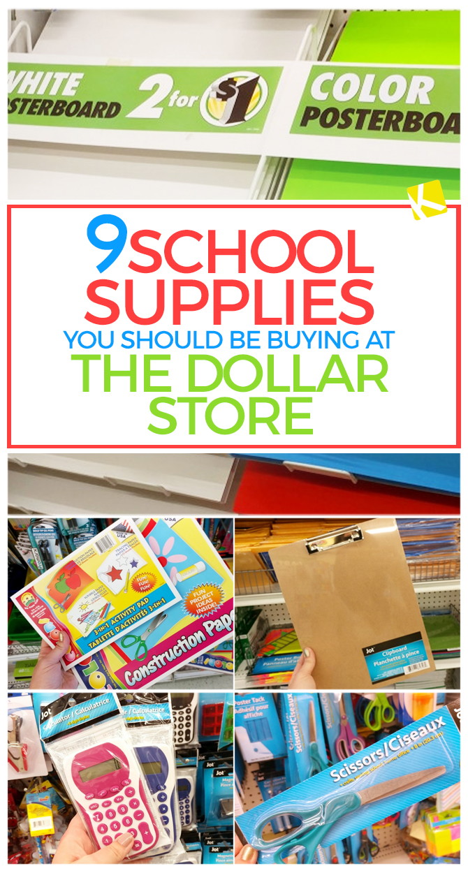 9 School Supplies You Should Be Buying at the Dollar Store