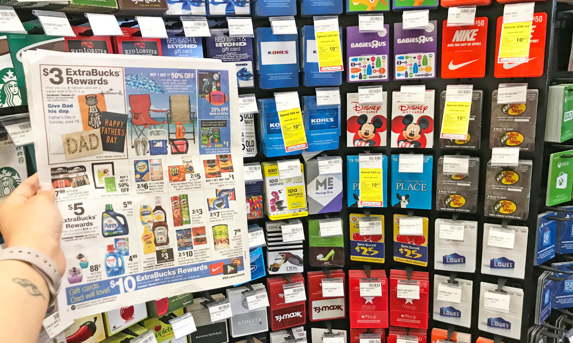 Save 10 00 On Select Gift Cards At Cvs The Krazy Coupon Lady