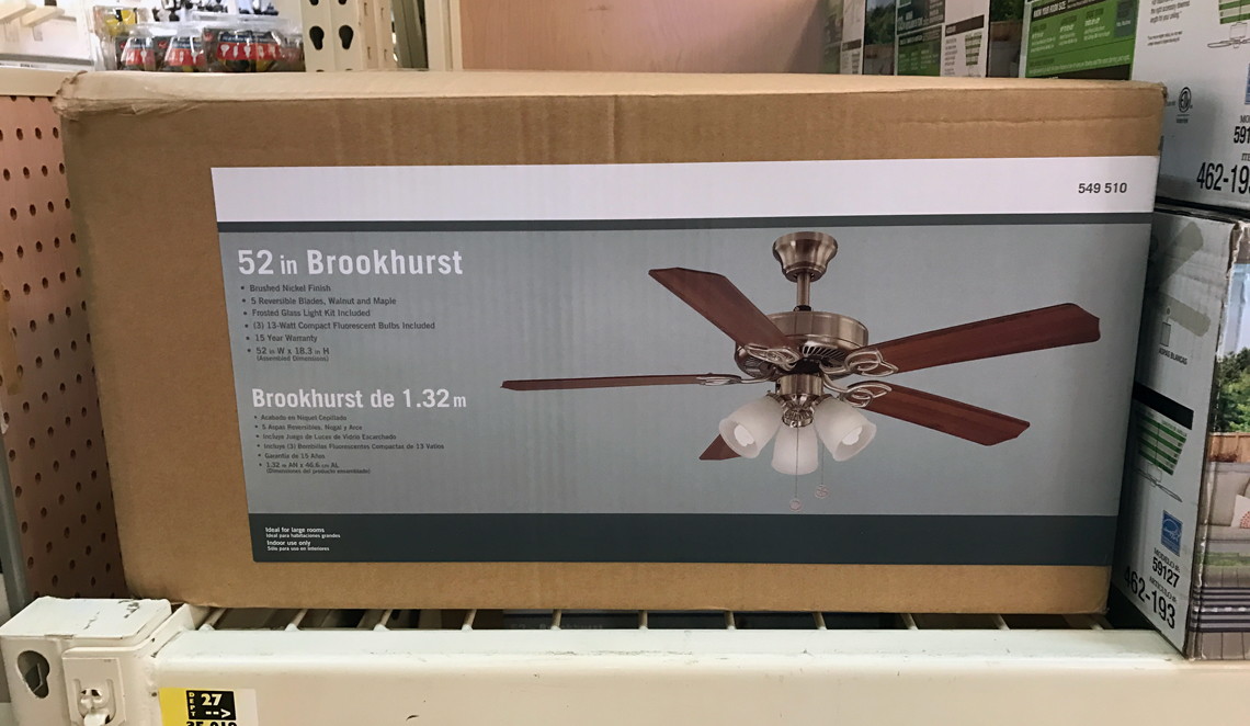 52 Inch Brookhurst Ceiling Fan Installation Shelly Lighting