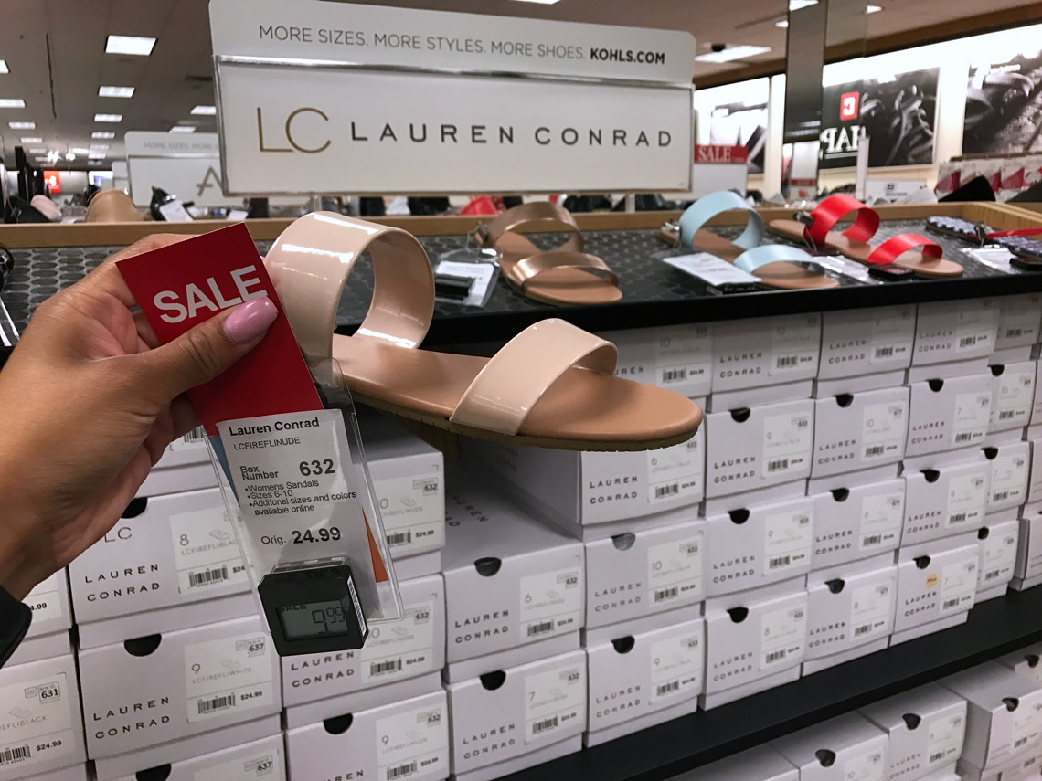 kohls lauren conrad flip flops