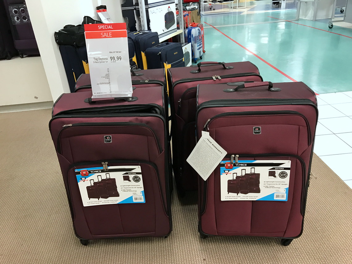 macys 5 piece luggage sale