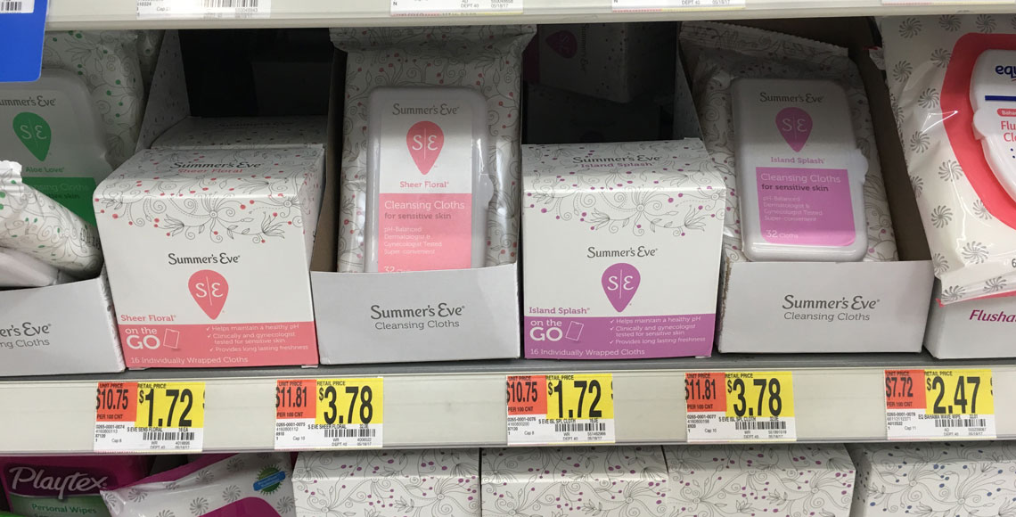 Summers Eve Cleaning Cloths, Merely $0.97 at Walmart! - The graphic about Summers Eve Printable Coupons identified as Summers Eve Cleaning Cloths, Simply just $0.97 at Walmart! - The