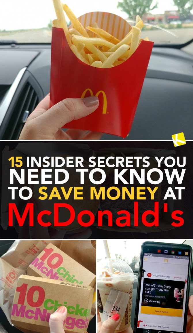 12 Insider Secrets You Need to Know to Save Money at McDonald's