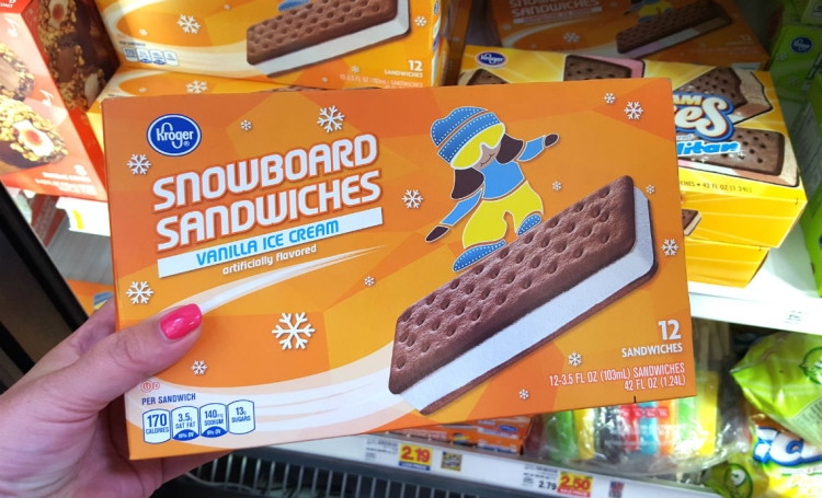 Today Only--Kroger Brand Ice Cream or Ice Cream Sandwiches ...