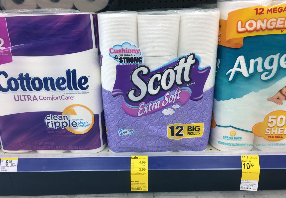 Scott Toilet Paper & Paper Towels, Only 2.99 at Walgreens