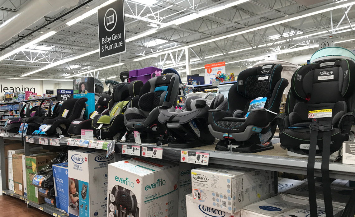 walmart car seats in store