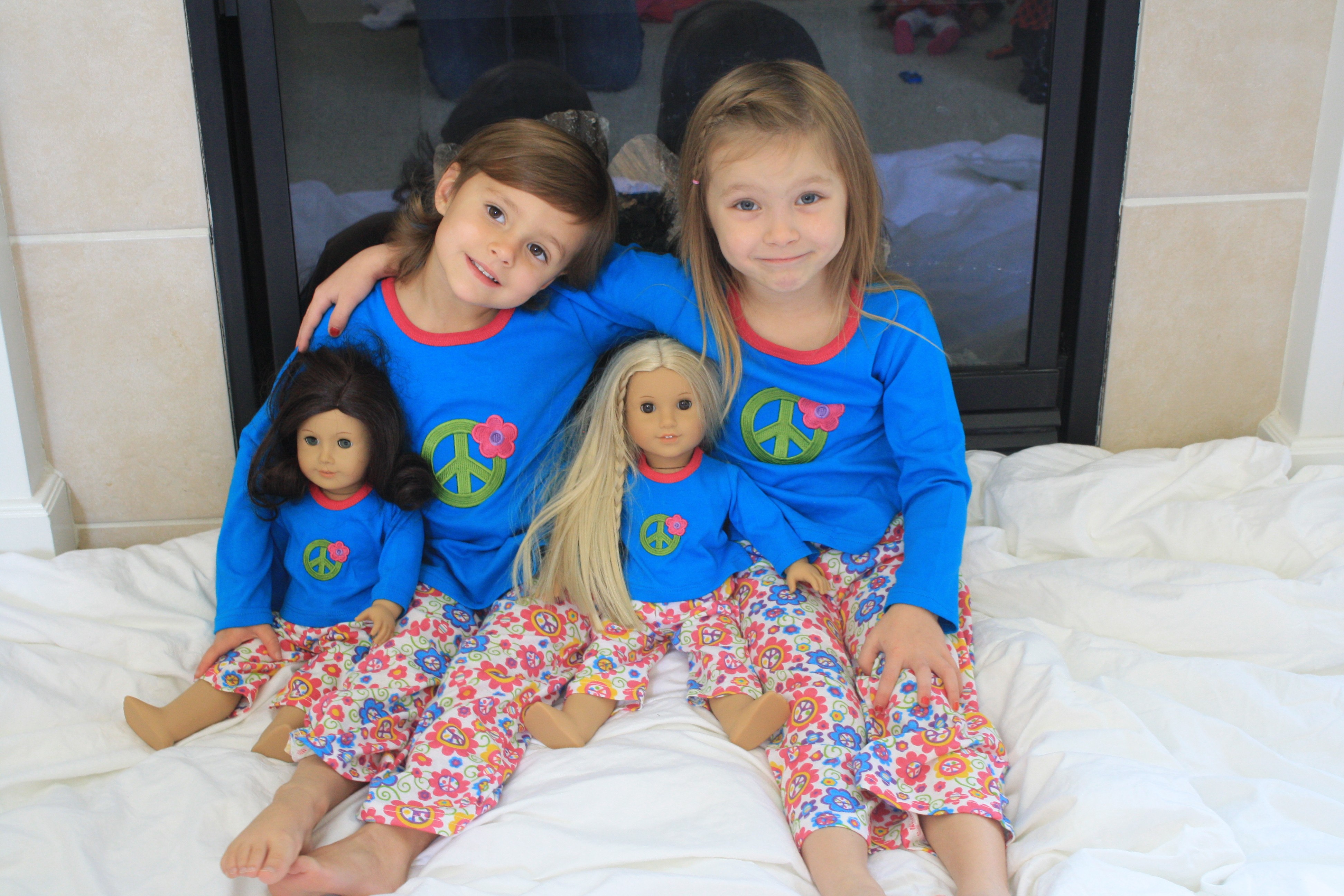 little girl and doll matching outfits