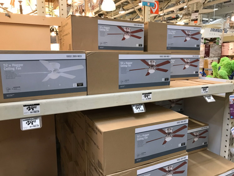 Hugger 52 Led Ceiling Fan Only 33 97 At Home Depot The Krazy Up Next Food Network 4 Pc Place Settings Only 8 74 Shipped At Kohl S Reg 29 99