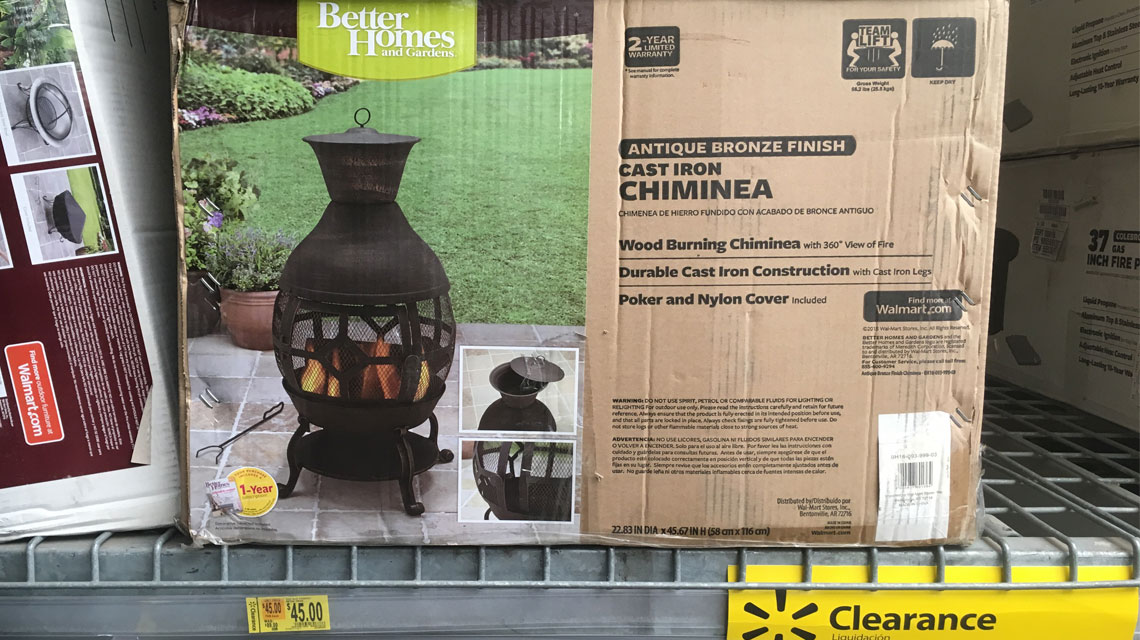 Outdoor Living Clearance At Walmart 15 Fire Pits 19 Dining