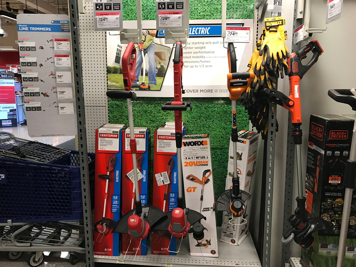 craftsman trimmer electric start