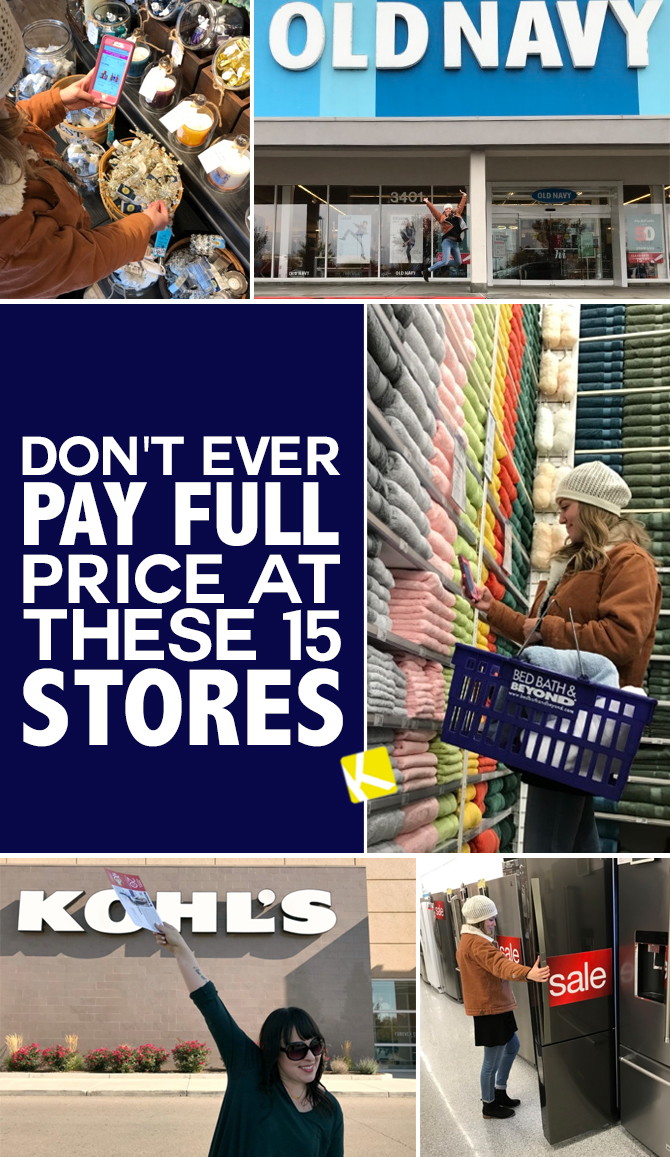 Don't Ever Pay Full Price at These 15 Stores