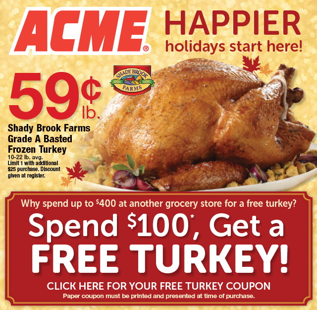 How to Get a Free Thanksgiving Turkey The Krazy Coupon Lady