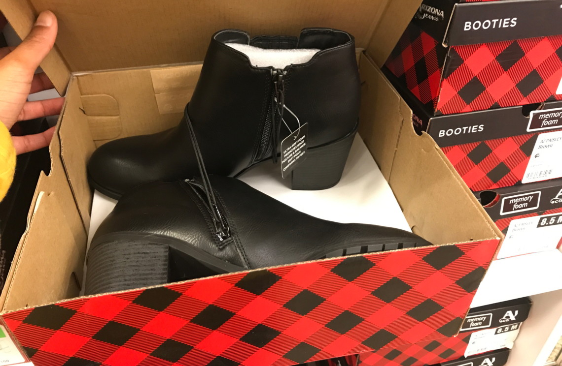 jcpenney red booties