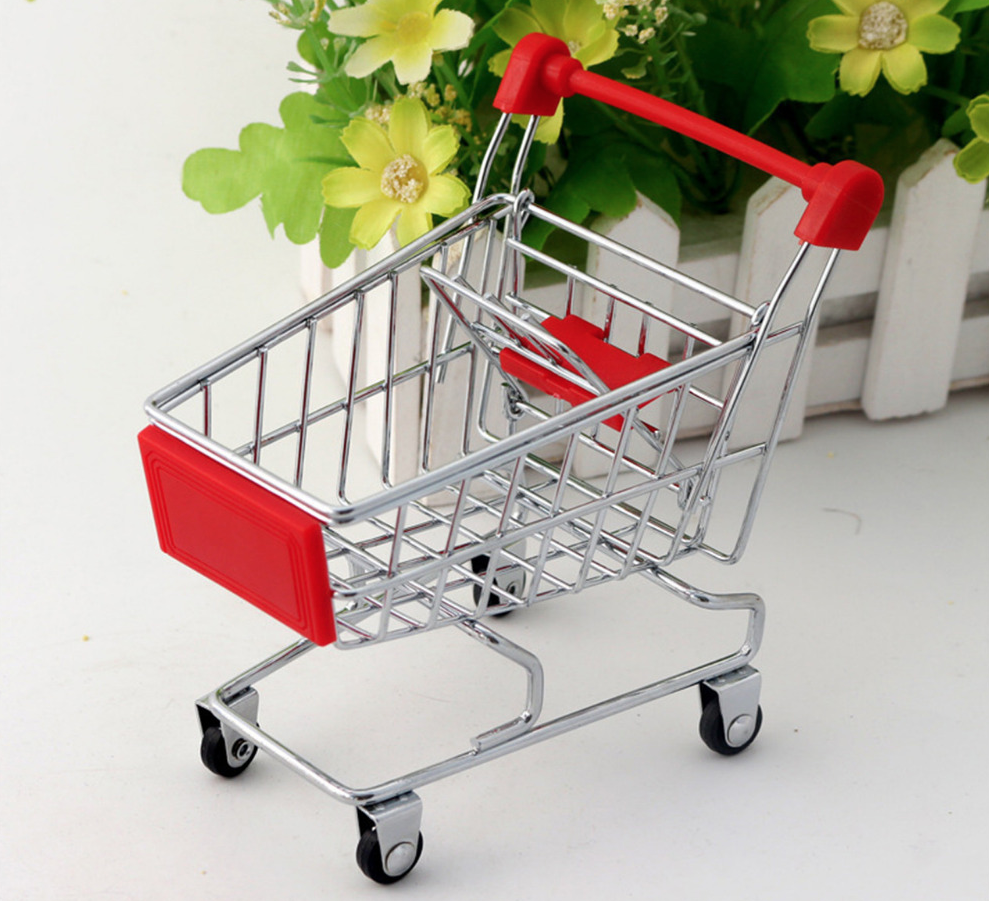 mini shopping cart for dolls