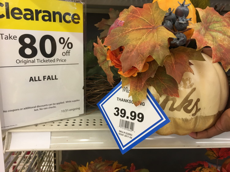 80 Off Fall Halloween Clearance At Michaels In Stores