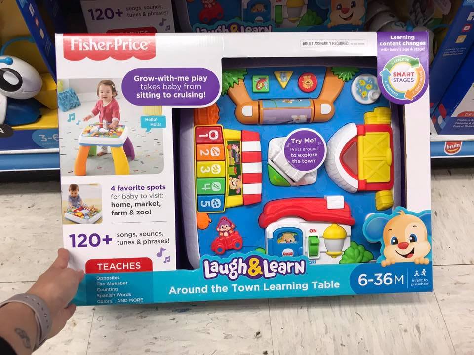 target fisher price activity table